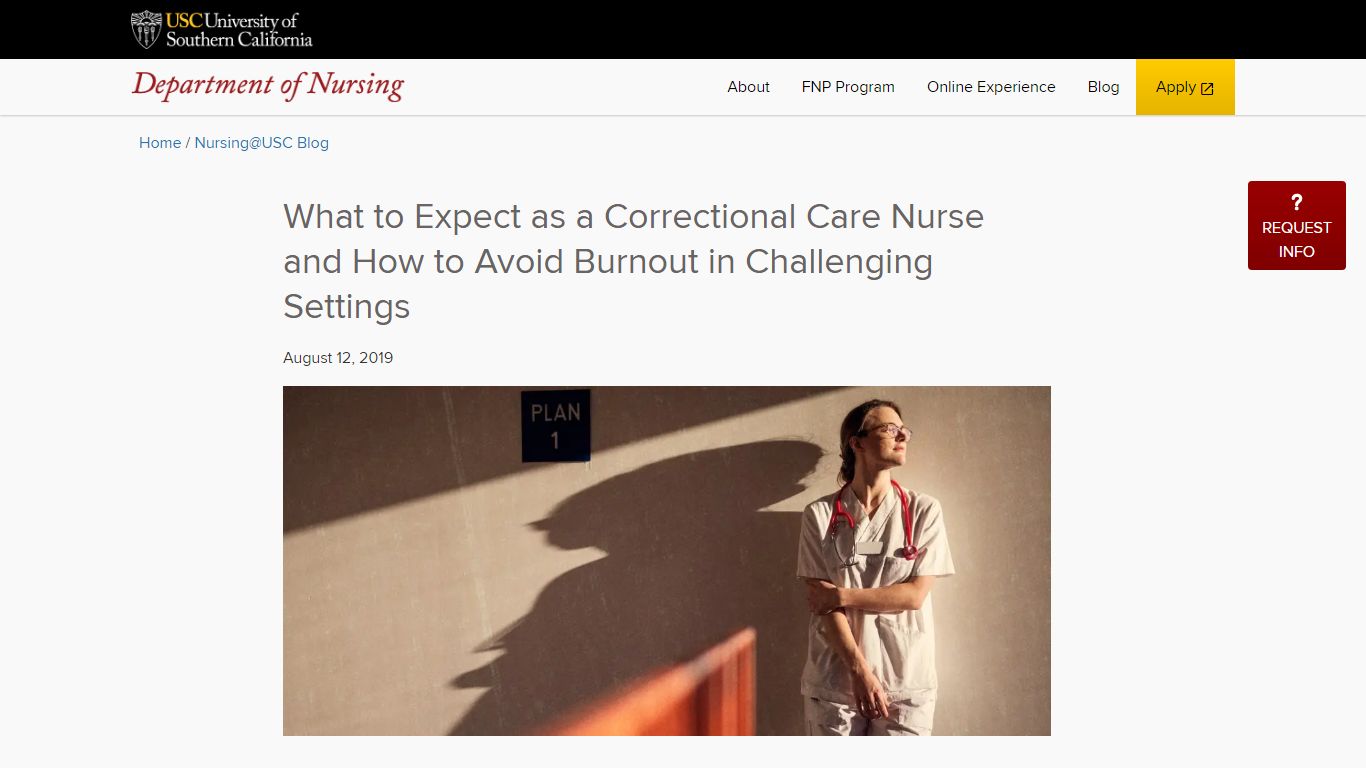 What to Expect as a Correctional Care Nurse and How to Avoid ... - USC-MSN